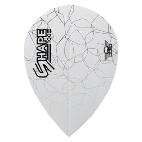 Misaladejuegos Plumas Bulls Darts Shape 100 White Pear  BU-50930