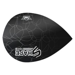 Misaladejuegos Plumas Bulls Darts Shape 100 Black Pear  BU-50929 - Imagen 3
