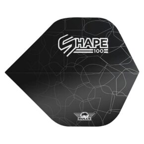 Misaladejuegos Plumas Bulls Darts Shape 100 Black Standard  BU-50933 - Imagen 2