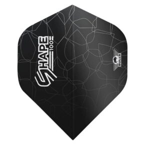 Misaladejuegos Plumas Bulls Darts Shape 100 Black Standard  BU-50933