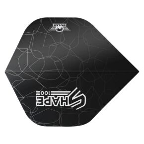 Misaladejuegos Plumas Bulls Darts Shape 100 Black Standard  BU-50933 - Imagen 3