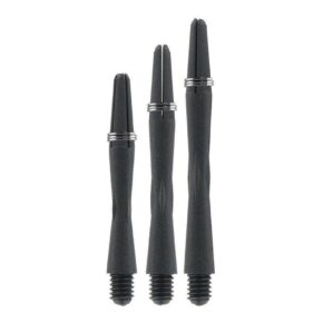 Misaladejuegos Cañas Bulls Carboni Shafts + Rings Corta 36mm Negro  BU-55306