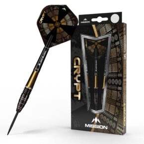 Misaladejuegos Dardos Mission Crypt M1 Black & Gold PVD 90% 22gr M001080 - Imagen 4