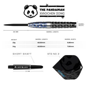 Misaladejuegos Dardos Mission Xiaochen Zong The Pandaman 95% 22gr D0870 - Imagen 6