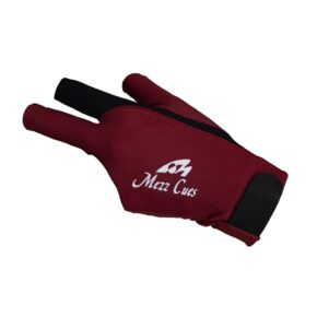 Misaladejuegos Guante Billar Mezz Cues MGR-R Burgundy L XL Diestro 45198017