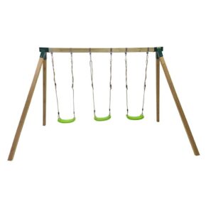 Misaladejuegos Columpio de madera cuadrada Masgames Nori con balancín cara a cara MA700061 - Imagen 2