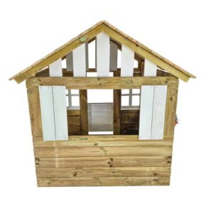 Misaladejuegos Casita infantil de madera Masgames Lollipop blanca MA800527 - Imagen 2