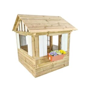 Misaladejuegos Casita infantil de madera Masgames Lollipop blanca MA800527 - Imagen 3