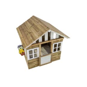 Misaladejuegos Casita infantil de madera Masgames Lollipop blanca MA800527 - Imagen 5