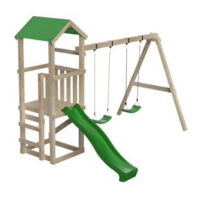Misaladejuegos Parque infantil Masgames Carlit M con techo de lona MA700249 - Imagen 2