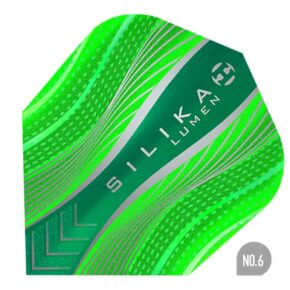 Misaladejuegos Plumas Harrows Darts Silika Lumen n6 5115 Green FB5115 - Imagen 2