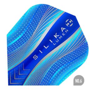 Misaladejuegos Plumas Harrows Darts Silika Lumen n6 5116 Aqua FB5116 - Imagen 3