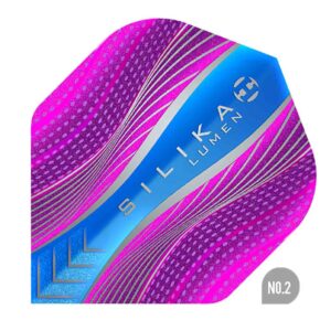 Misaladejuegos Plumas Harrows Darts Silika Lumen n2 Standard 5124 Aqua Pink FB5124 - Imagen 3