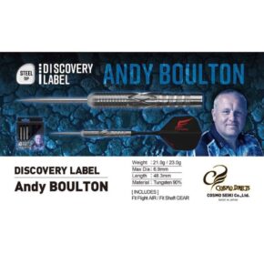 Misaladejuegos Dardos Cosmo Darts DISCOVERY LABEL Andy Boulton 90% 23g - Imagen 7