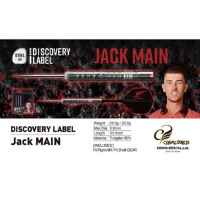 Misaladejuegos Dardos Cosmo Darts DISCOVERY LABEL Jack Main 90% 23g - Imagen 7