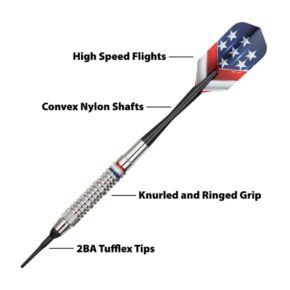Misaladejuegos Dardos Fat Cat Darts Support Our Troops Nickel 20gr 20-2075-20 - Imagen 4