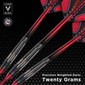 Misaladejuegos Dardos Viper Darts Viper Black Flux 90% 20gr 21-1225-20 - Imagen 2