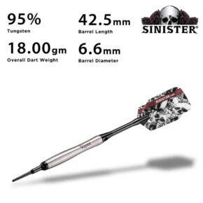 Misaladejuegos Dardos Viper Darts Sinister 95% 18gr 21-3503-18 - Imagen 3
