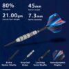 Misaladejuegos Dardos Viper Darts Viper Sidewinder 80% 21gr 23-1801-21 - Imagen 2