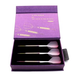 Misaladejuegos Dardos Cuesoul Pink Gem Stone Steel Tip 90% 22g CSGS-90Y22K9 - Imagen 2