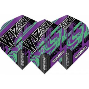 Misaladejuegos Plumas Winmau Darts Prism Delta Wizard Purple Green Flight 6915.252 - Imagen 4