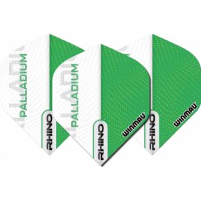Misaladejuegos Plumas Winmau Darts Standard Rhino Pallatium Green White 6905.233 - Imagen 3