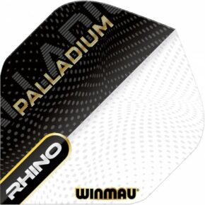 Misaladejuegos Plumas Winmau Darts Standard Rhino Pallatium Black White 6905.235 - Imagen 2