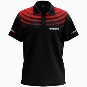 Misaladejuegos Polo Dardos Winmau Darts Wincool 4 Red Black L 8423-L