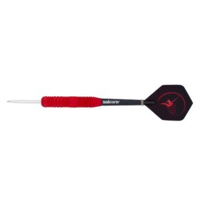 Misaladejuegos Dardos Unicorn Rubberised Red 21gr Latón 8653