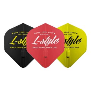 Misaladejuegos Plumas L-Flight Signature Champagne L1EZ Standard Vintage Logo Type B Mix sL1EZ-L-style Vintage Logo Type B-Mix