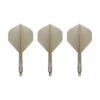 Misaladejuegos Plumas Condor Axe Standard Metallic Champagne Gold S 21.5mm 3 Uds. - Imagen 3