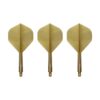 Misaladejuegos Plumas Condor Axe Standard Metallic Gold M 27.5mm 3 Uds. - Imagen 3