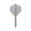 Misaladejuegos Plumas Condor Axe Standard Metallic Pearl Silver L 33.5mm 3 Uds. - Imagen 2
