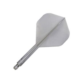 Misaladejuegos Plumas Condor Axe Standard Metallic Pearl Silver S 21.5mm 3 Uds.