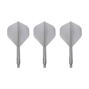 Misaladejuegos Plumas Condor Axe Standard Metallic Pearl Silver S 21.5mm 3 Uds. - Imagen 3