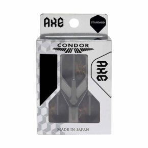 Misaladejuegos Plumas Condor Axe Standard The Bull Black M 27.5mm 3uds. - Imagen 4