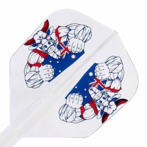 Misaladejuegos Plumas Condor Axe Shape The Bull Clear M 27.5mm 3uds. - Imagen 2