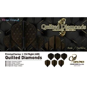 Misaladejuegos Plumas Fit Flight Air Quilted Diamonds Shape Clear - Imagen 4