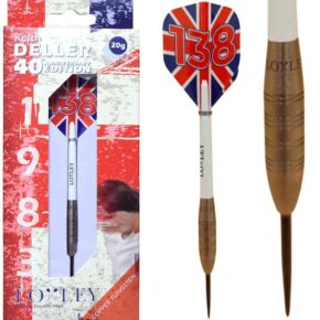 Misaladejuegos Dardos Loxley Darts Keith Deller 40th 20g 90% Punta Acero