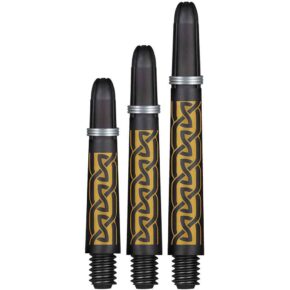 Misaladejuegos Cañas Shot Darts Koy Carbon Helioknot Dorada Larga 48mm SH-SM3707/M
