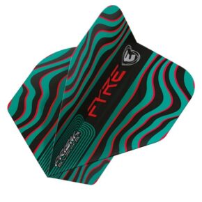 Misaladejuegos Plumas Winmau Darts Standard Prism Alpha Black Turquoise Red 6915.708 - Imagen 2