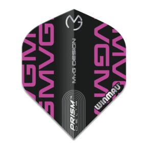 Misaladejuegos Plumas Winmau Darts Standard Prism Delta MVG Black Purple Logo 6915.246