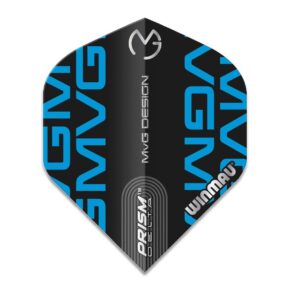 Misaladejuegos Plumas Winmau Darts Standard Prism Delta MVG Black Blue Logo 6915.244