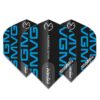 Misaladejuegos Plumas Winmau Darts Standard Prism Delta MVG Black Blue Logo 6915.244 - Imagen 3