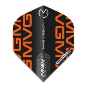 Misaladejuegos Plumas Winmau Darts Standard Prism Delta MVG Black Orange Logo 6915.245