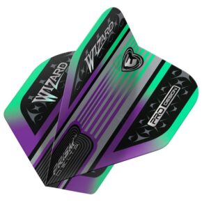 Misaladejuegos Plumas Winmau Darts Standard Prism Delta Wizard Rainbow Silver 6915.250 - Imagen 2