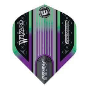 Misaladejuegos Plumas Winmau Darts Standard Prism Delta Wizard Rainbow Silver 6915.250