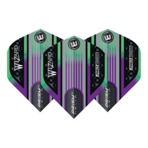 Misaladejuegos Plumas Winmau Darts Standard Prism Delta Wizard Rainbow Silver 6915.250 - Imagen 3