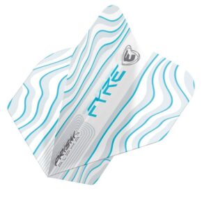 Misaladejuegos Plumas Winmau Darts Standard Prism Alpha White Aqua Blue 6915.707 - Imagen 2