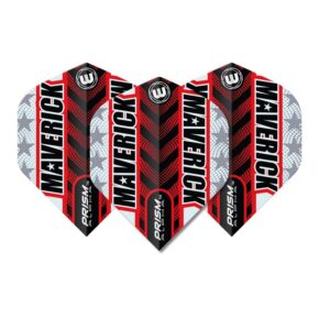 Misaladejuegos Plumas Winmau Darts Standard Prism Alpha Maverick Grey Red 6915.197 - Imagen 3